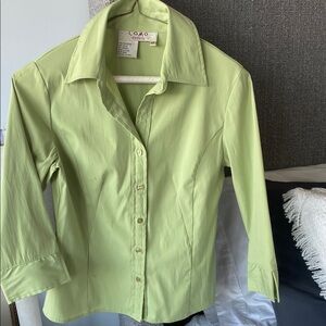 Como Green Button-Up Shirt